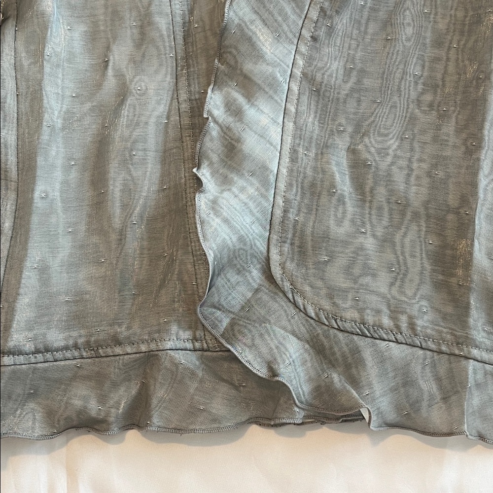 Chico's Light Gray Sheer Jacket - image 4
